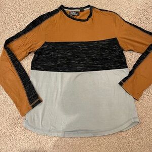 Men's HARD EDGE pull-over long sleeve tee